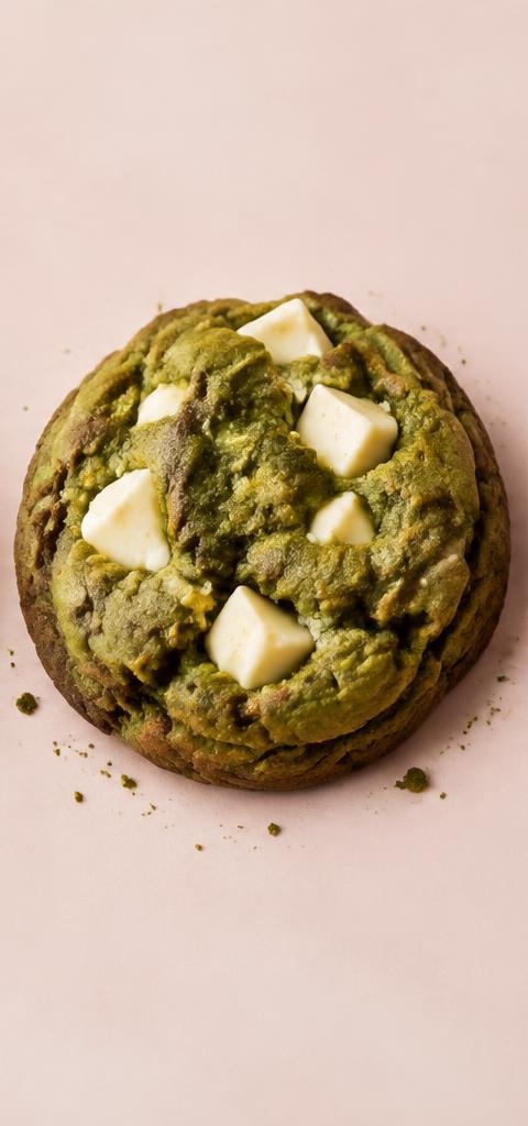 Matcha white chocolate cookie
