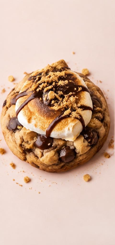 Toasted marshmallow cookie